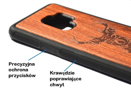 Drewniane etui, pokrowiec do Samsung Galaxy s9 dla fanów Zero Waste
